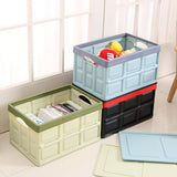 NNEAGS 2X 30L Collapsible Car Trunk Storage Multifunctional Foldable Box Green