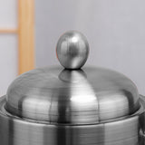 NNEAGS Stainless Steel Mini Asian Buffet Hot Pot Single Person Shabu Alcohol Stove Burner with Lid