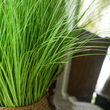 NNEAGS 110cm Artificial Indoor Potted Reed Bulrush Grass Tree Fake Plant Simulation Decorative