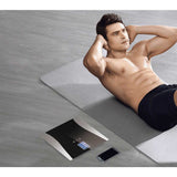 NNEAGS 2X Wireless Digital Body Fat LCD Bathroom Weighing Scale Electronic Weight Tracker Black