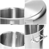 NNEAGS Stock Pot 113L Top Grade Thick Stainless Steel Stockpot 18/10 Without Lid