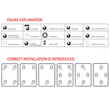 NNEAGS 2X 4" Heavy Duty Polyurethane Swivel Castor Wheels