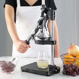 NNEAGS 2X Stainless Steel Manual Juicer Hand Press Juice Extractor Squeezer Orange