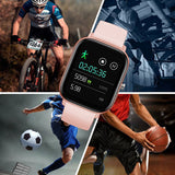 NNEAGS Waterproof Fitness Smart Wrist Watch Heart Rate Monitor Tracker P8 Gold