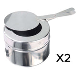 NNEAGS 4X Stainless Steel Chafing 9L Catering Dish Food Warmer