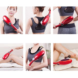 NNEAGS 2X 6 Heads Portable Handheld Massager Soothing Stimulate Blood Flow Shoulder Red