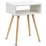 NNECW Modern Style Nightstand with Smooth Surface for Home & Office