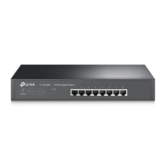 NNEIDS TP-Link TL-SG1008: 8-port Unmanaged Gigabit Rackmount Ethernet Switch