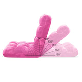 NNEAGS 2X Floor Recliner Folding Lounge Sofa Futon Couch Folding Chair Cushion Light Pink