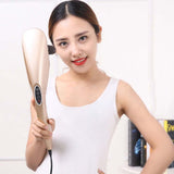 NNEAGS 2X 6 Heads Portable Handheld Massager Soothing Stimulate Blood Flow Shoulder Gold