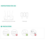 NNEAGS 2X Wireless Digital Body Fat LCD Bathroom Weighing Scale Electronic Weight Tracker Black