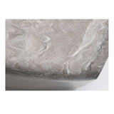 NNEAGS 27cm Rock Grey Square Resin Plant Flower Pot in Cement Pattern Planter Cachepot for Indoor Home Office