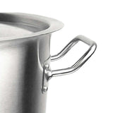 NNEAGS 14L Wide Stock Pot  and 50L Tall Top Grade Thick Stainless Steel Stockpot 18/10