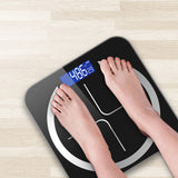 NNEAGS 2X 180kg Glass LCD Digital Fitness Weight Bathroom Body Electronic Scales Black