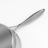 NNEAGS Stainless Steel Fry Pan 28cm 34cm Frying Pan Top Grade Skillet Induction Cooking FryPan