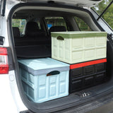 NNEAGS 2X 56L Collapsible Car Trunk Storage Multifunctional Foldable Box Green