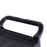 NNEAGS 3 Tier Covered Food Trolley Food Waste Cart Storage Mechanic Kitchen with Bins