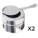 NNEAGS Double Tray Stainless Steel Chafing Catering Dish Food Warmer