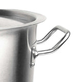 NNEAGS 21L 18/10 Stainless Steel Stockpot with Perforated Stock Pot Basket Pasta Strainer