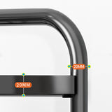 NNEAGS 5 Tier Steel Triangular  Corner Stand Multi-Functional Shelves Portable Storage Organizer