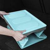 NNEAGS 2X 30L Collapsible Car Trunk Storage Multifunctional Foldable Box Blue