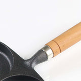 NNEAGS 3 Mold Cast Iron Breakfast Fried Egg Pancake Omelette Fry Pan