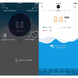 NNEAGS Wireless Bluetooth Digital Body Fat Scale Bathroom Weighing Scales Health Analyzer Weight White