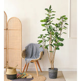 NNEAGS 2X 180cm Green Artificial Indoor Pocket Money Tree Fake Plant Simulation Decorative