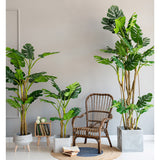 NNEAGS 2X 175cm Green Artificial Indoor Turtle Back Tree Fake Fern Plant Decorative