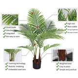 NNEAGS 2X 165cm Artificial Swallowtail Sunflower Fake Decoration Tree Flower Pot Plant