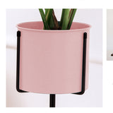 NNEAGS 2X 80cm Tripod Flower Pot Plant Stand with Pink Flowerpot Holder Rack Indoor Display