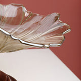 NNEAGS Bronze Tulip Crystal Glass Fruit Bowl Candy Holder Countertop Dessert Serving Basket Decor