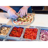 NNEAGS 6X 10-inch Round Seamless Aluminium Nonstick Grade Pizza Screen Baking Pan