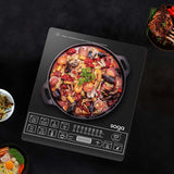 NNEAGS Cooktop Electric Smart Induction Cook Top Portable Kitchen Cooker Cookware