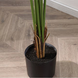 NNEAGS 120cm Artificial Natural Green Fan Palm Tree Fake Tropical Indoor Plant Home Office Decor