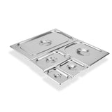 NNEAGS GN Pan Lid Full Size 1/2 Stainless Steel Tray Top Cover