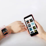 NNEAGS 2X Waterproof Fitness Smart Wrist Watch Heart Rate Monitor Tracker P8 Pink