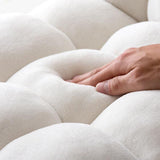 NNEAGS 2X Floor Recliner Folding Lounge Sofa Futon Couch Folding Chair Cushion Light Pink