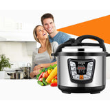 NNEAGS Stainless Steel Electric Pressure Cooker 10L Nonstick 1600W