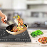 NNEAGS Cooktop Portable Induction LED Electric Double Duo Hot Plate Burners Cooktop Stove