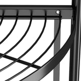 NNEAGS 5 Tier Steel Triangular  Corner Stand Multi-Functional Shelves Portable Storage Organizer