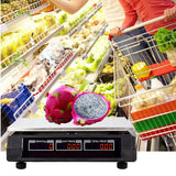 NNEAGS 40kg Digital Kitchen Scales Shop Electronic Weight Scale Food White