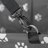 NNEAGS 2X Waterproof Pet Booster Car Seat Breathable Mesh Safety Travel Portable Dog Carrier Bag Grey