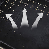 NNEAGS 3 Tier Steel Black Movable Kitchen Cart Multi-Functional Shelves Portable Storage Organizer with Wheels