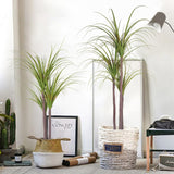 NNEAGS 145cm Green Artificial Indoor Dragon Blood Tree Fake Plant Decorative
