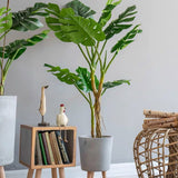 NNEAGS 2X 175cm Green Artificial Indoor Turtle Back Tree Fake Fern Plant Decorative