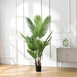 NNEAGS 2X 165cm Artificial Swallowtail Sunflower Fake Decoration Tree Flower Pot Plant