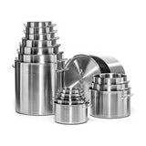 NNEAGS Stock Pot 225L Top Grade Thick Stainless Steel Stockpot 18/10 Without Lid