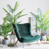 NNEAGS 2X 165cm Artificial Swallowtail Sunflower Fake Decoration Tree Flower Pot Plant