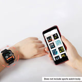 NNEAGS Smart Sport Watch Model P8 Compatible Wristband Replacement Bracelet Strap Black